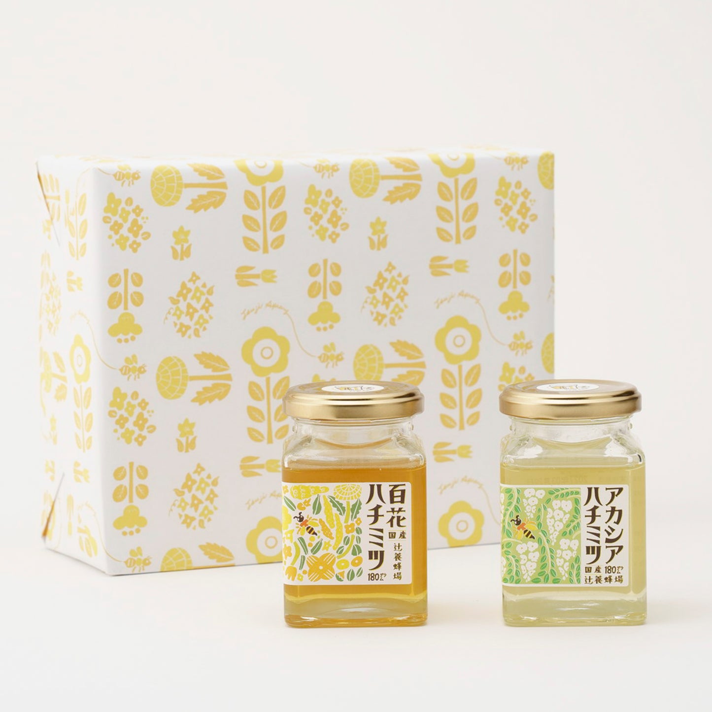 百花ハチミツ + アカシアハチミツ/180g×2セット