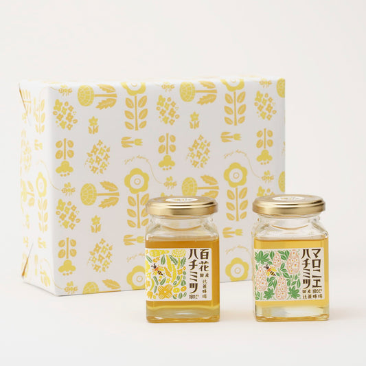百花ハチミツ + マロニエハチミツ/180g×2セット