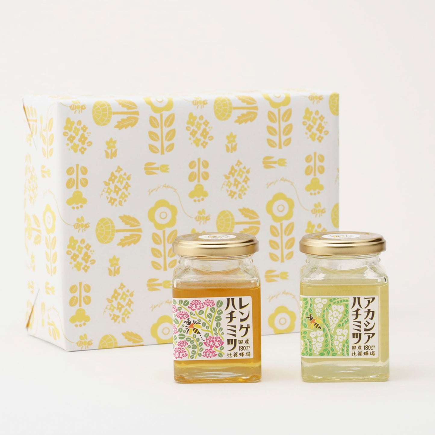 レンゲハチミツ + アカシアハチミツ/180g×2セット