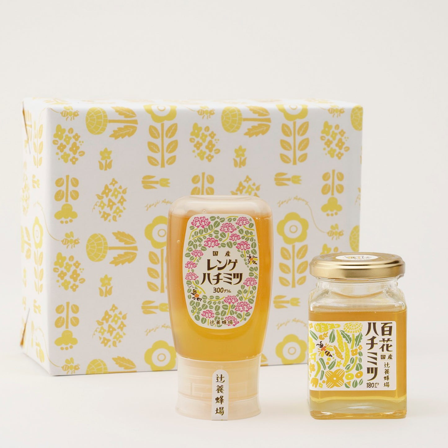 レンゲハチミツ(300g) + 百花ハチミツ(180g)