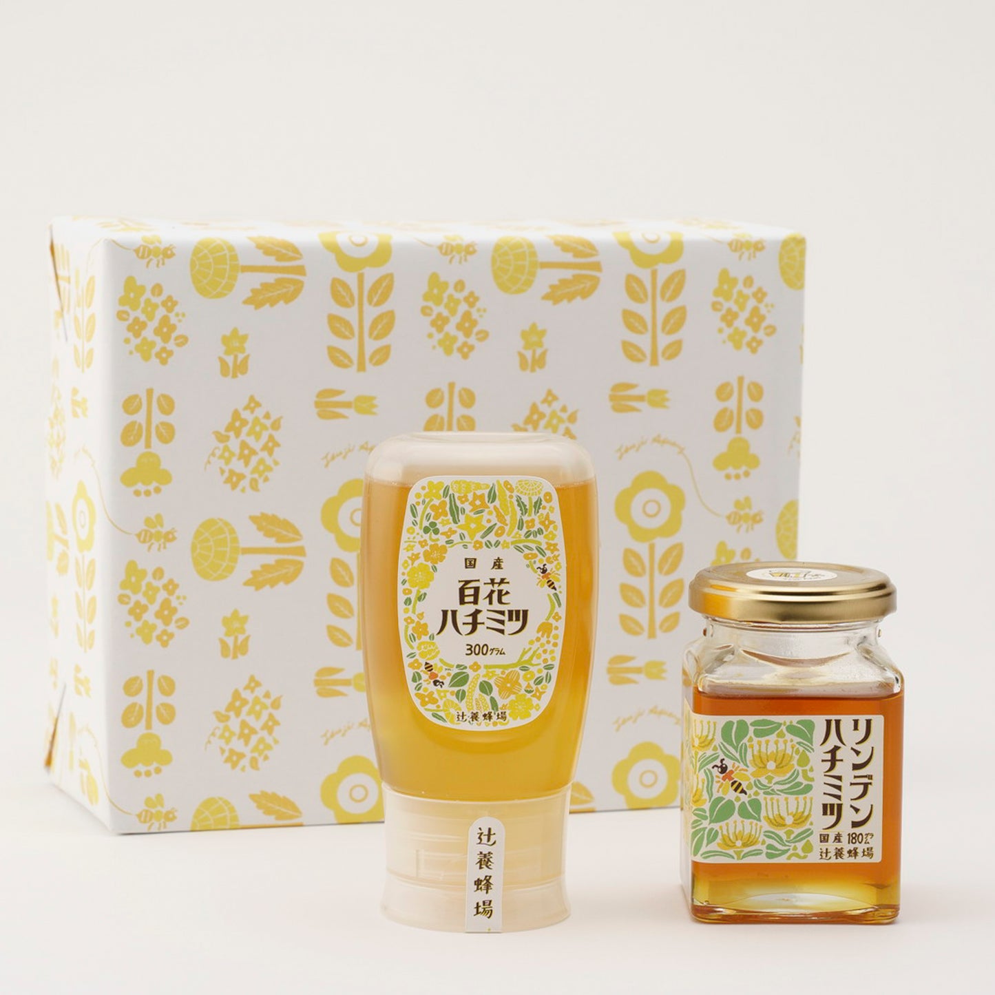 百花ハチミツ(300g) + リンデンハチミツ(180g)