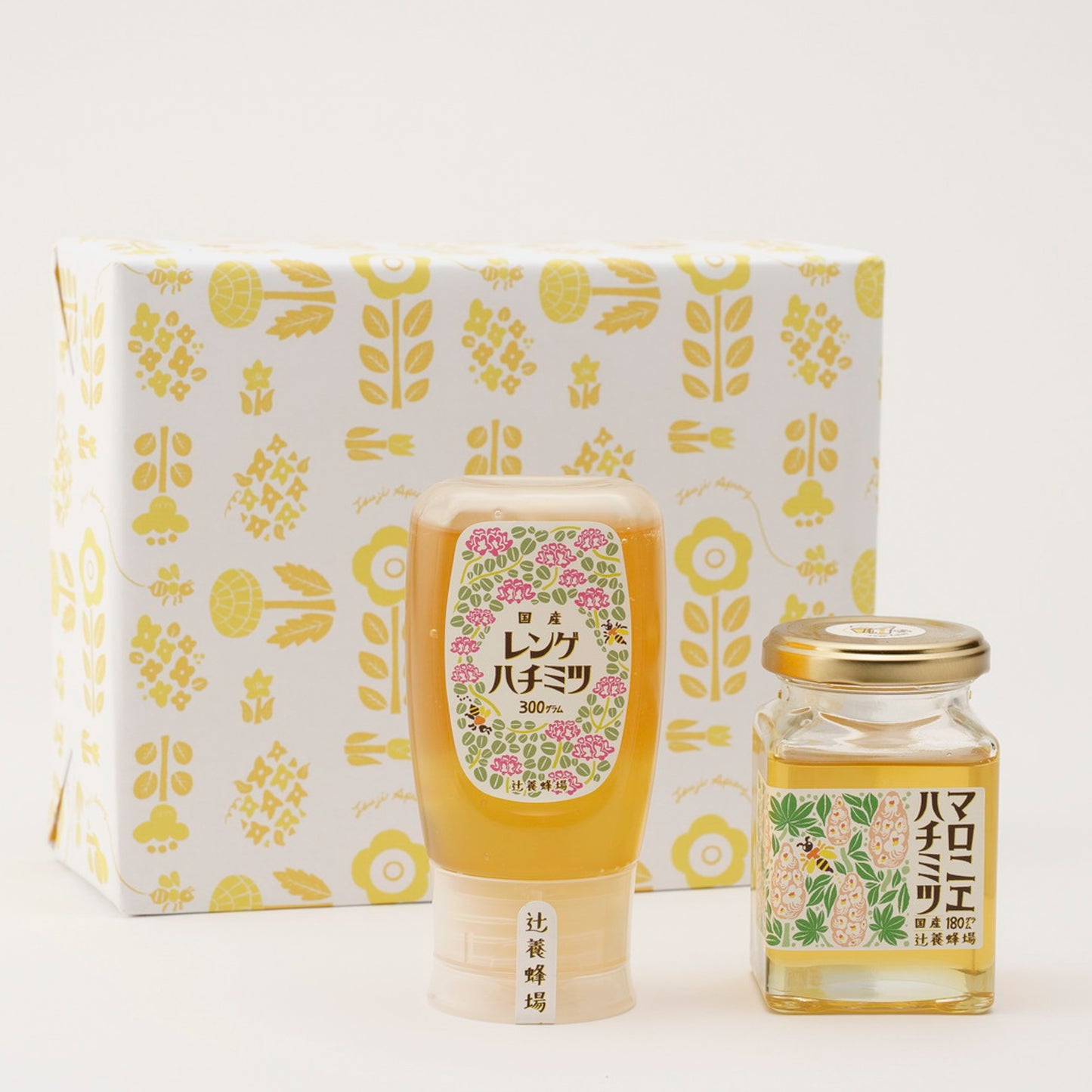 レンゲハチミツ(300g) + マロニエハチミツ(180g)