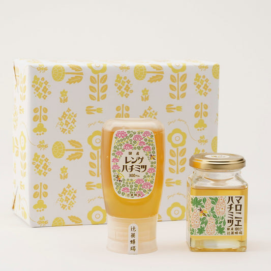 レンゲハチミツ(300g) + マロニエハチミツ(180g)