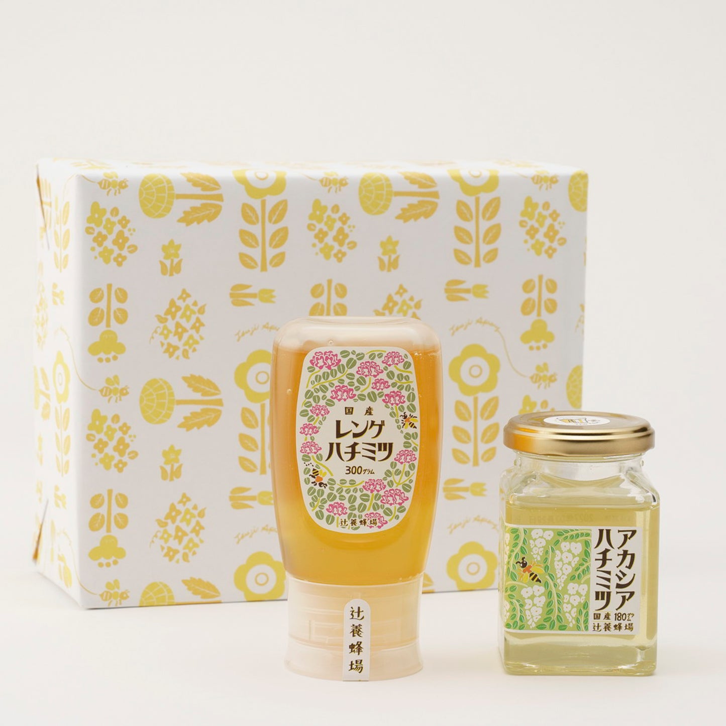 レンゲハチミツ(300g) + アカシアハチミツ(180g)